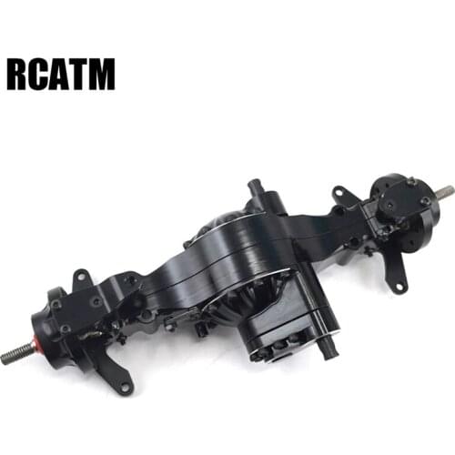 Metal Differential Power Drive Front Through Axle for 1/14 Tamiya RC Truck Trailer Tipper Scania Actros Volvo MAN DIY Parts