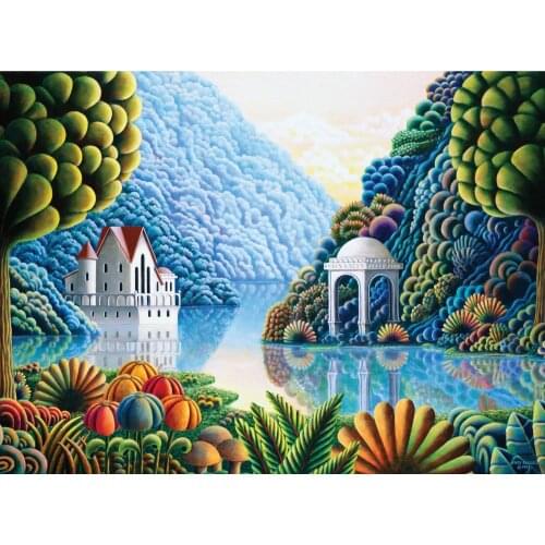14/16/18/27/28 Top Quality Beautiful Counted Cross Stitch Kit Abstraction Beauty and Grape Woman A12306 landscape animals