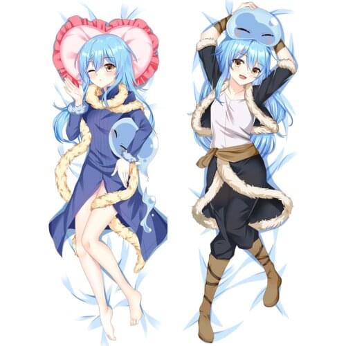 Anime That Time I Got Reincarnated as a Slime Hugging Body Pillow Cover Case Rimuru Tempest Costume Dakimakura Body Pillow Case