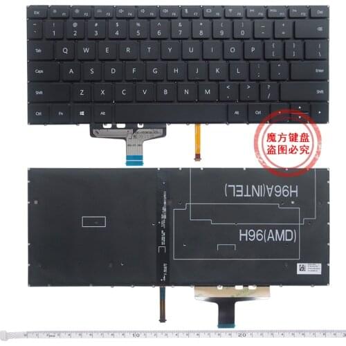 NEW US Keyboard for Huawei MateBook 13 WRT W29 WRT-W19 VLR W09 W19 laptop English keyboard with Backlit