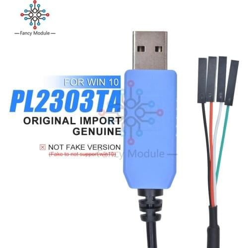Original PL2303TA download Line cable USB to RS232 converters upgrade for RS232 devices to USB Replace PL2303HX for Win 7 8 10