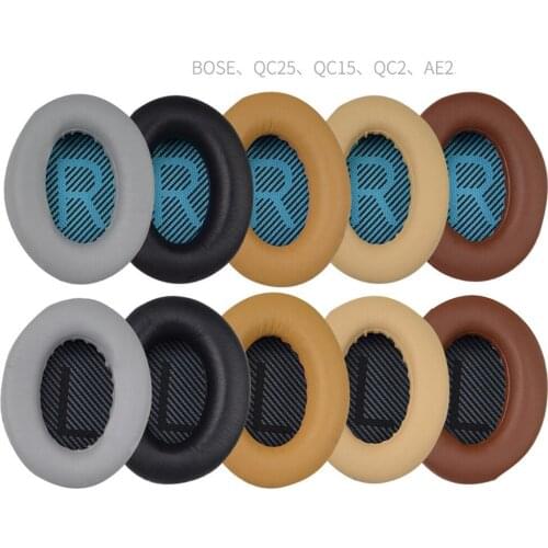 Replacement Earpads Cushion For Bose QuietComfort 2 QC2 QC15 QC25 QC35 AE2 AE2i High Protein Foam Ear Pads Cushions Headphones