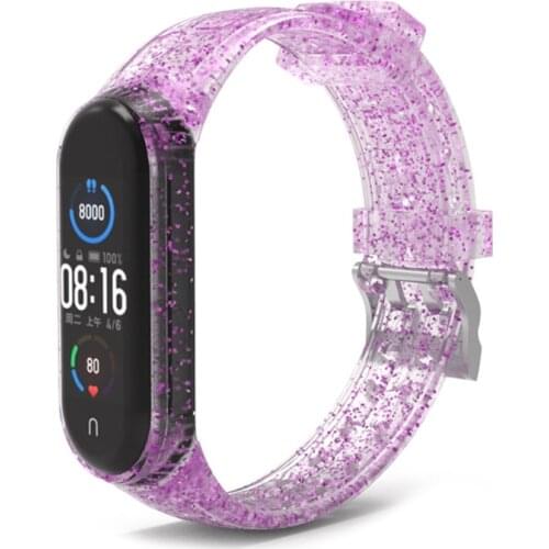 Strap Breathable Replacement Strap Compatible with Mi Band 3/4/5 Smart Band Watch Wristband Bracelet for Women Men