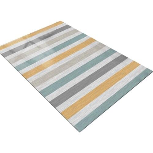 Modern Geometric Simple Living Room Sofa Coffee Table Carpet Room Fully Covered Home Bedroom Carpet