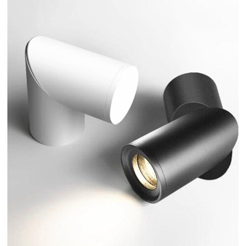 Modern minimalist Dimmable Rotating LED Downlights creative design LED Ceiling Spot Lights for living Room Foyer KitchenBedroom