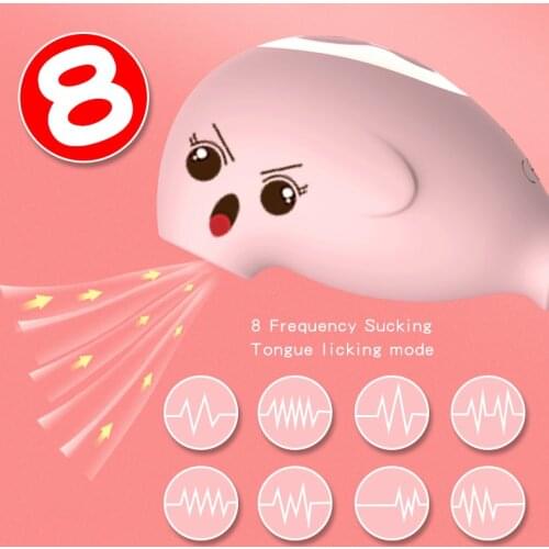 Suker Vibrators for Couples Nipple Clitories Blow Job Suction Tongue Orgasm Powerful Sex Toy for Women Licking Suck Vibration 18