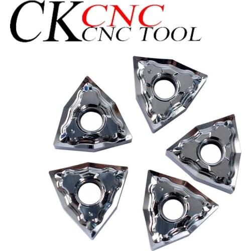 10PCS WNMG080402-HA H01 WNMG080404-HA H01 WNMG080408-HA H01 aluminum cutter blade insert for cutting tool CNC turning tools