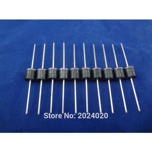 10 PCS of 10A 50V Schottky Diode, for solar panel DIY, SCHOTTKY BARRIER RECTIFIER