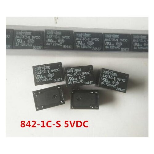 10PCS/LOT relay 842-1C-S 5VDC 842-1C-S-5VDC 8421CS-5VDC 8421CS 842-1C DC5V 5VDC 5V DIP6