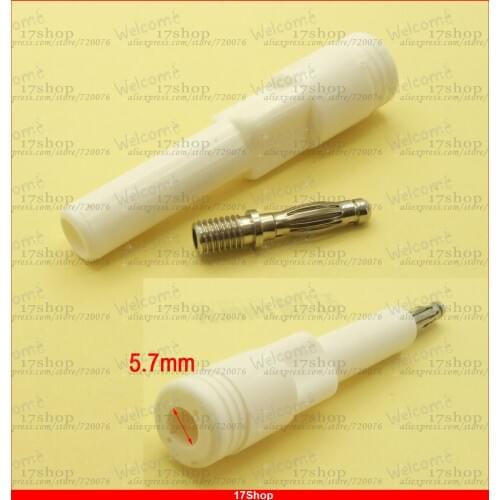 15KV high voltage resistant 4mm banana plug Solder Soldering - Triangle Shape