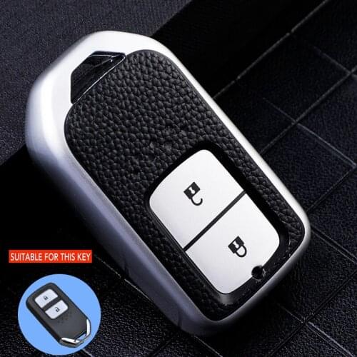 2Button Tpu Car Remote Key Cover Case Shield For Honda Civic City Accord Crv CR-V XR-V Odyssey Vezel Jade Crider Fit Accessories