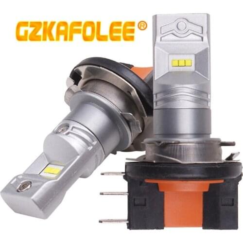 2pcs H15 LED Fog Lamp 30W CSP 1919 Chip SMD LED High Power White 6000K Bulbs For Car Auto External Fog Light H15 Headlight Lamp