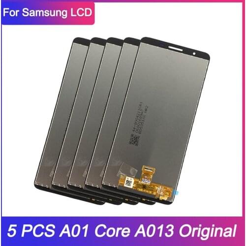 5 PCS/Lot Original For Samsung Galaxy A01 Core LCD Display SM-A013G/D SM-A013F/DS Touch Screen Digitizer For Samsung A013 LCD