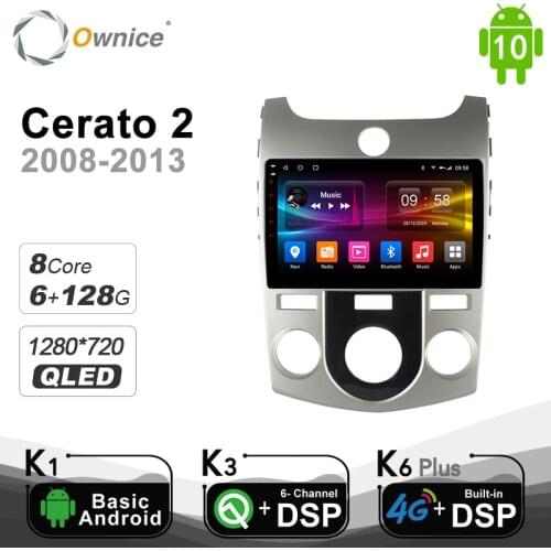 Ownice Android 10.0 360 Panorama Car DVD Player For KIA FORTE 2007 2010 2011 2012 2013 2014 Radio Player GPS 4G LTE DSP