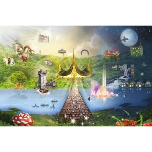 Diamond Painting Full Square/round Drill 5D DIY Diamond Embroidery "Efteling park" Cross Stitch Rhinestone Mosaic Gift WG384