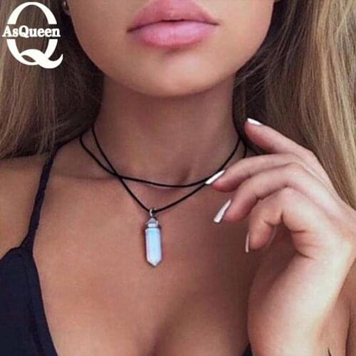 Панк-ожерелья ASQUEEN Q China At AliExpress