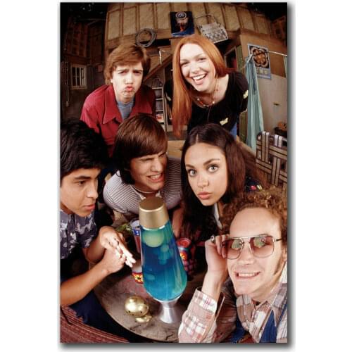 B064 That 70s Show Classic US TV Series Actor Hot Silk Cloth Poster Art Bedroom Decoration