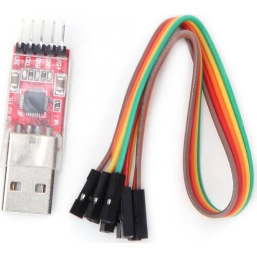 CP2102 USB to TTL 5Pin Module Serial Converter Adapter with Jumper Wire Tool Parts
