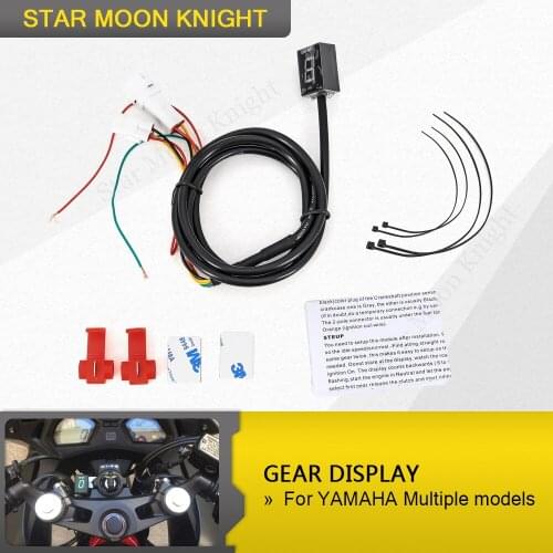 Gear Indicator Display Meter For Yamaha FZ6 FZ6S FZS 600 1000 MT-03 YZF R6 R1 TDM 850 900 WR250X XJ6N XJR1300 XV1900 XVS 1100