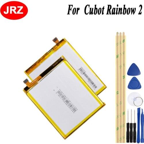 JRZ For Cubot Rainbow 2 Phone Battery 2350mAh Hight Capacity 3.8V Top Quality Replacement Batteries+Tools