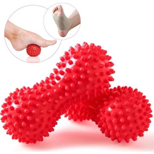 JXM Peanut Massage Ball Spiky Trigger Point Relief Muscle Pain Stress Yoga Ball Therapy Health Care Gym Muscle Relax Apparatus
