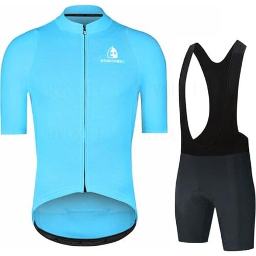 Etxeondo Team Cycling Clothing Men Cycling Set Bike Clothing Breathable Anti-UV Bicycle Wear/Short Sleeve Cycling Jersey Sets