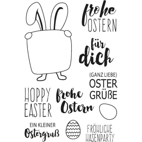 German Easter Silicone Clear Seal Stamp DIY Scrapbooking Embossing Photo Album Decorative Paper Card Craft Art New 2020