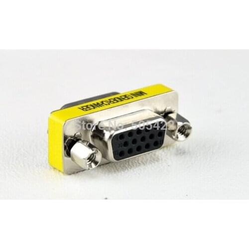 Wholesale VGA/SVGA 15 pin Port Saver VGA Adapter Female to VGA Male D-sub DHL OR FEDEX shipping
