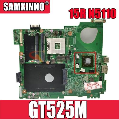Original Laptop motherboard For DELL Inspiron 15R N5110 GT525M N12P-GE-A1 Mainboard CN-0MWXPK 0MWXPK 10260-1 HM67