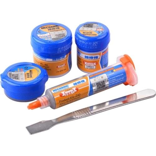 Soldering Paste Flux XG-80 XG-50 XG-30 XG-Z40 Solder Tin Sn63/Pb67 For Hakko 936 TS100 Soldering Iron Circuit Board Repair Tool