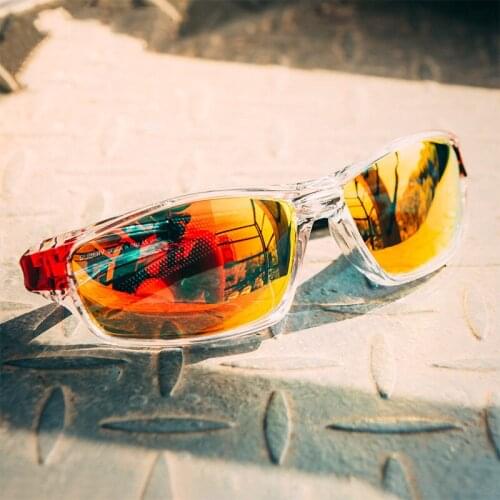 2021 New Square Polarized Sunglasses Men Cycling Sun Glasses Outdoor Women Gradient Mirror Anti-Reflective Sun Glasses Uv400