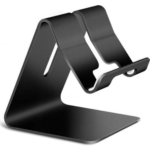 Universal Aluminium Alloy Smart Phone Stand Desk Holder Charge Stand Cradle Mount For iPhone Metal Tablets Stand For ipad Tablet