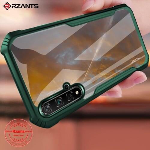 Rzants For Huawei Nova 5T Case Hard [Blade] Shockproof Slim Crystal Clear Cover funda Casing