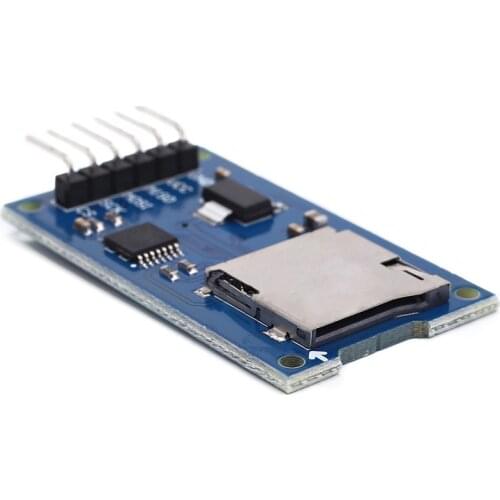 1pcs/lot Micro SD card mini TF card reader module SPI interfaces with level converter chip for arduino