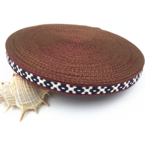 10Yards 12mm 1/2" Woven Jacquard Ribbon White Letter Printing Party Home Decoration Gift Wrapping Handmade Clothing Accessory