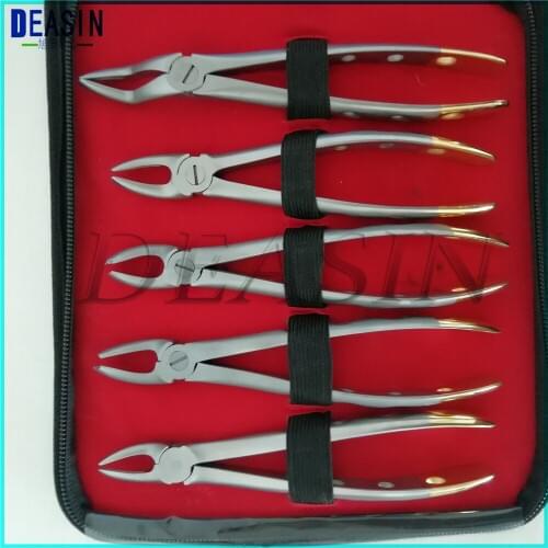 High-quality Dental Dentagra pliers dental forceps Kit adult tooth forceps 10pcs