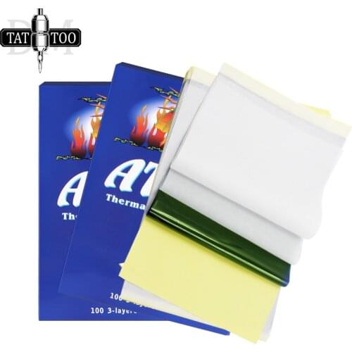 100pcs Tattoo Transfer Paper A4 Size Tattoo Stencil Transfer Paper for Tattooists