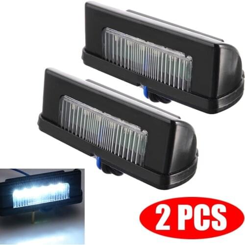 2pcs 12-24V Waterproof LED Truck Licence Number Plate Light Lamp For Trailer Ute Boat Caravan DIY Parts Accessories