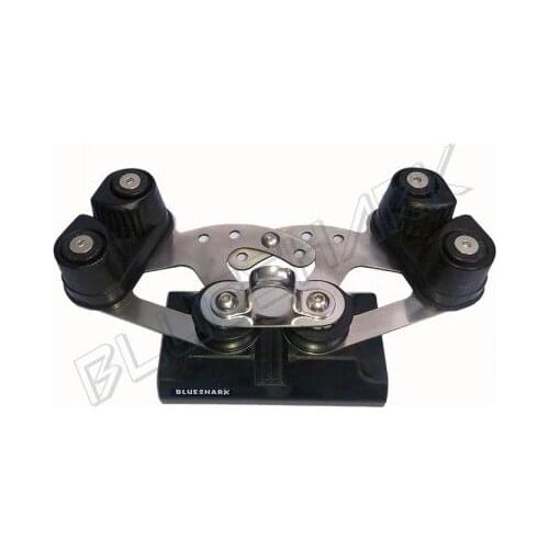 22mm Aluminum Traveler Track Car Marine Sailboat Hardware 100*57.6*25.4mm 1534