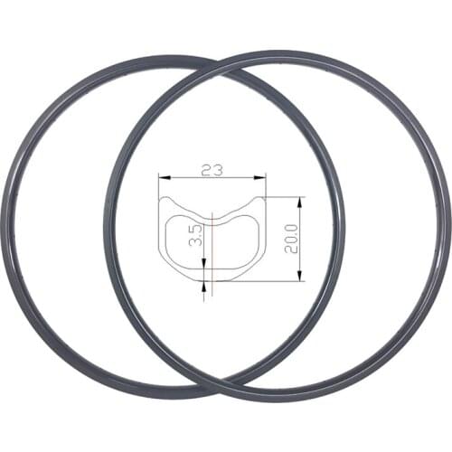 700c 20mm tubular 23mm wide basalt brake carbon road rims 20 22 24 28 32 36 holes 3K 12k 6k Twill matte glossy