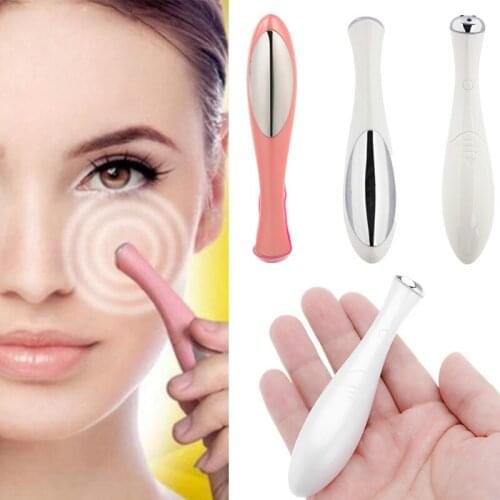 Electric Beauty Mini Eye Massager Machine Patch Relief Micro-current Massager Eyes Care Negative Ion Importing Eyes Care Tools