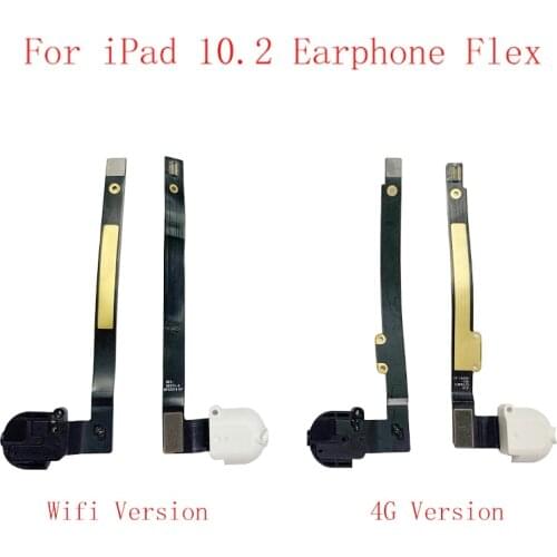 Earphone Flex Cable Compatible For iPad 10.2 iPad 7th A2200 A2198 A2232 Wifi 4G Version Earphones Headset Audio Dock Port
