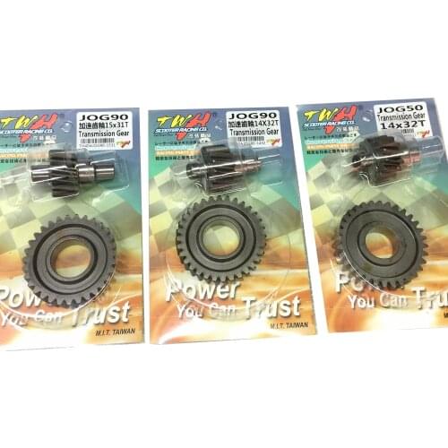 Performance Final gear set Transmission Gear for Yamaha JOG50 JOG90 Scooter 1E40QMB 3KJ 15x31T 14x32T 14x32T 13x34T