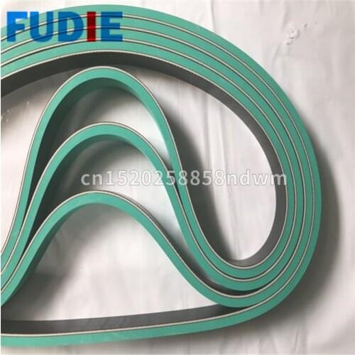 Conveyor Belt For Folding And PastingMachine.High wear resistance folder gluer flat rubber drive belt