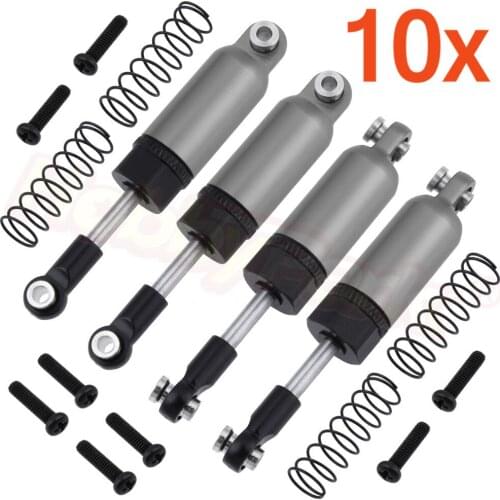 Wholesale 10Sets/lot Aluminum Internal Spring Shock Absorber Dampers for WLtoys 1/18 RC Car A959 A969 A979 K929 Upgrade Parts