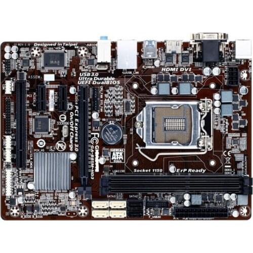 Original motherboard for Gigabyte GA-B85M-HD3 DDR3 LGA 1150 B85M-HD3 for I3 I5 I7 16G B85 Desktop motherborad Free shipping