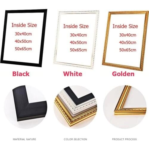 Picture Frames Wall Photo Frame Wood Stretcher Diy Oil Painting Diamond Mosaic Thick Wood Frame Wall Painting