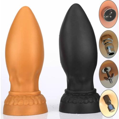 Sex Machine Attachment Super Large Liquid Silicone Dragon Egg Dildo fists Sexual Anal Plug Penis Accessories Love Machine M15