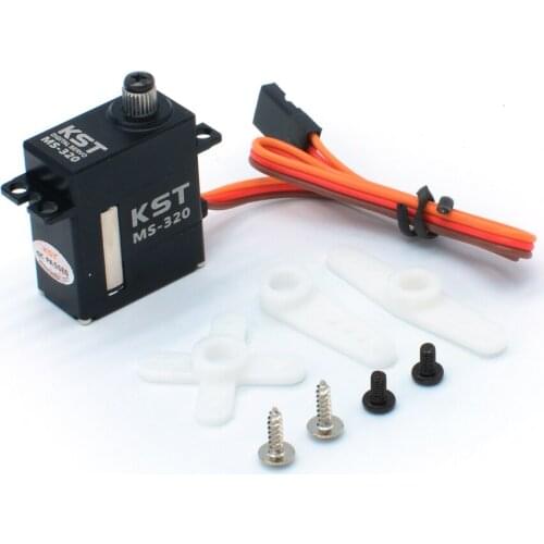 KST MS320 Digital Metal Gear 7.4v 5.5KG Servo Motor For Fixed-wing Drone UAV Helicopter 1/8 1/10 RC Car Boat Robot Arm RC Toys