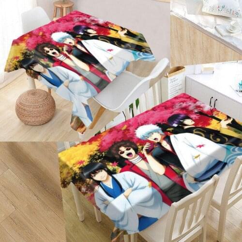 ShunQian Custom Gin Tama Tablecloth Square /Rectangular Tablecloth For Wedding Table Cloth Cover TV Covers Tea Tablecloth